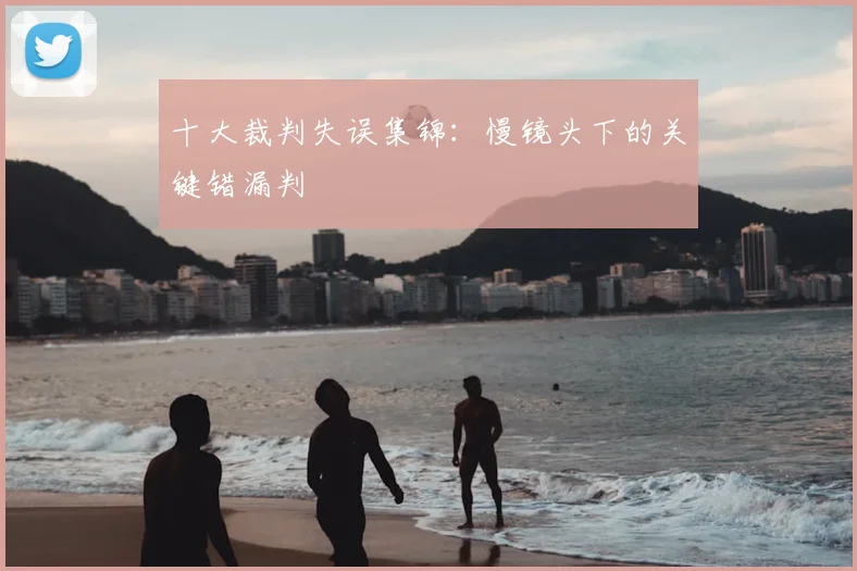 十大裁判失误集锦：慢镜头下的关键错漏判
